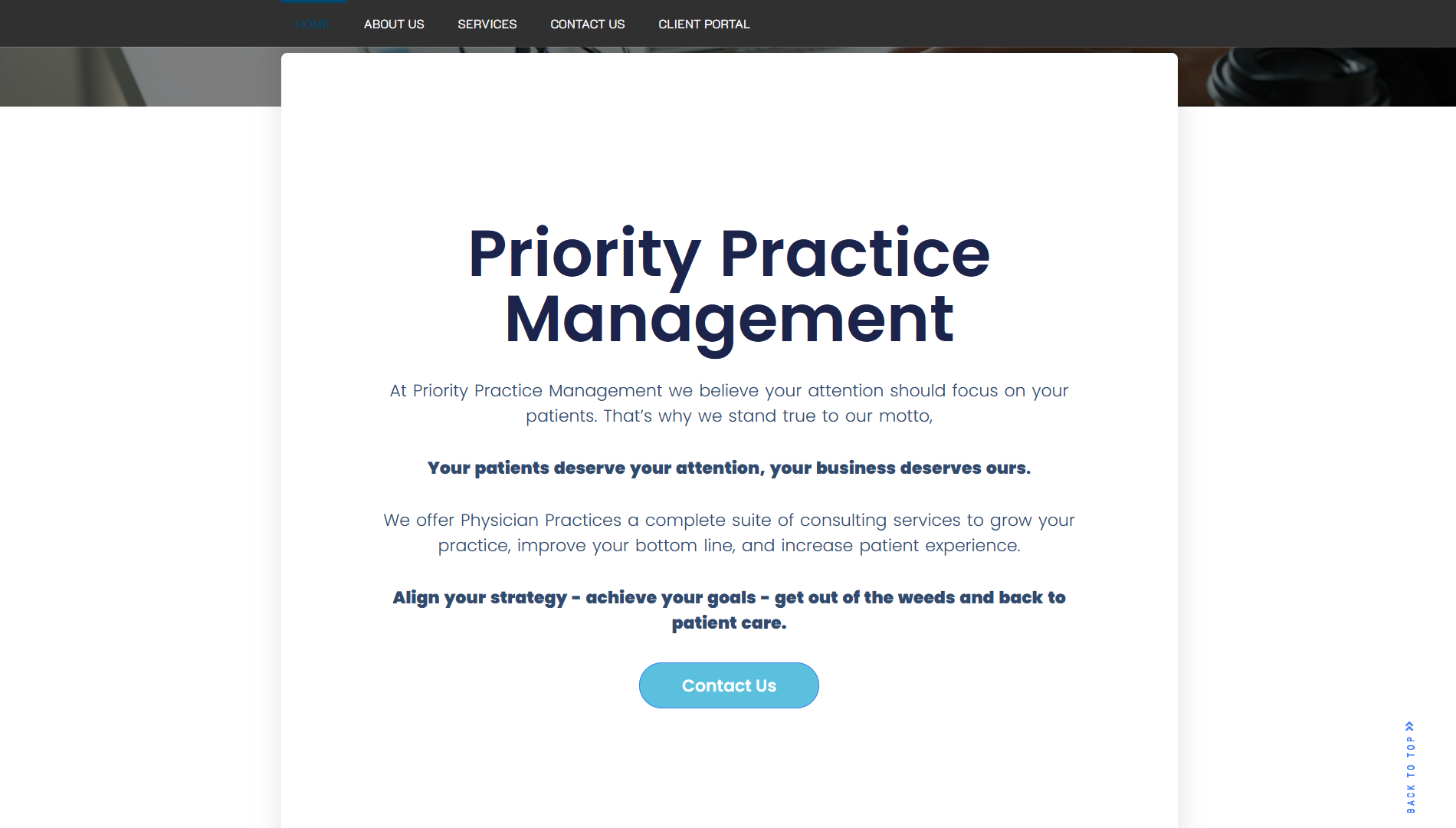 Priority Practice Management screenshot
